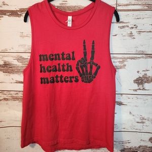 Mental Health Matters muscle shirt